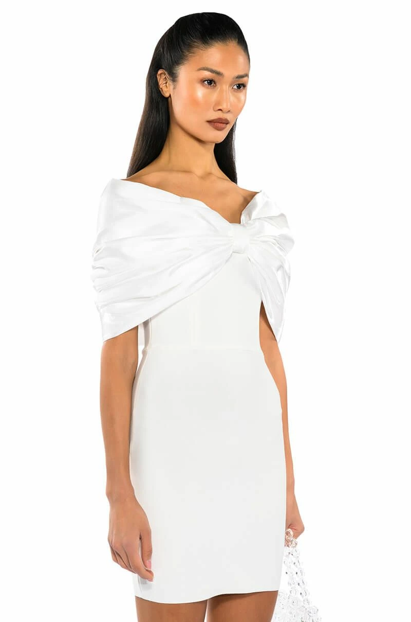 ZURI STATEMENT BOW BANDAGE MINI DRESS 4 ZURI STATEMENT BOW BANDAGE MINI DRESS - Image 2
