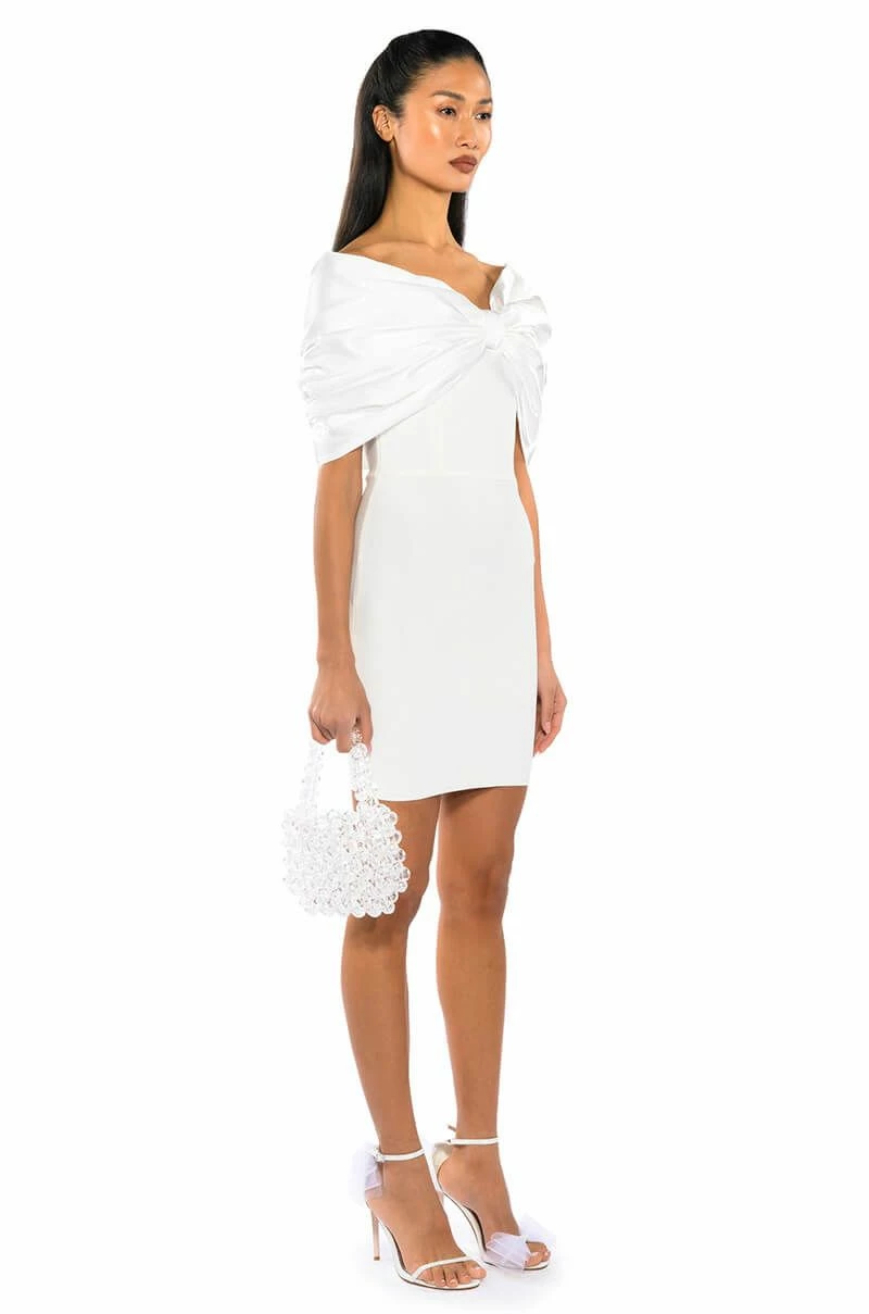 ZURI STATEMENT BOW BANDAGE MINI DRESS 6 ZURI STATEMENT BOW BANDAGE MINI DRESS - Image 4