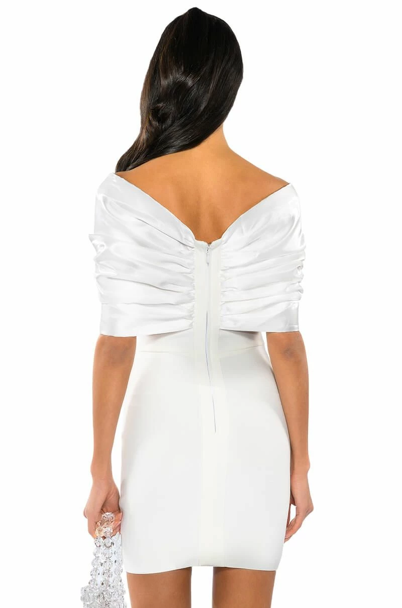 ZURI STATEMENT BOW BANDAGE MINI DRESS 8 ZURI STATEMENT BOW BANDAGE MINI DRESS - Image 6
